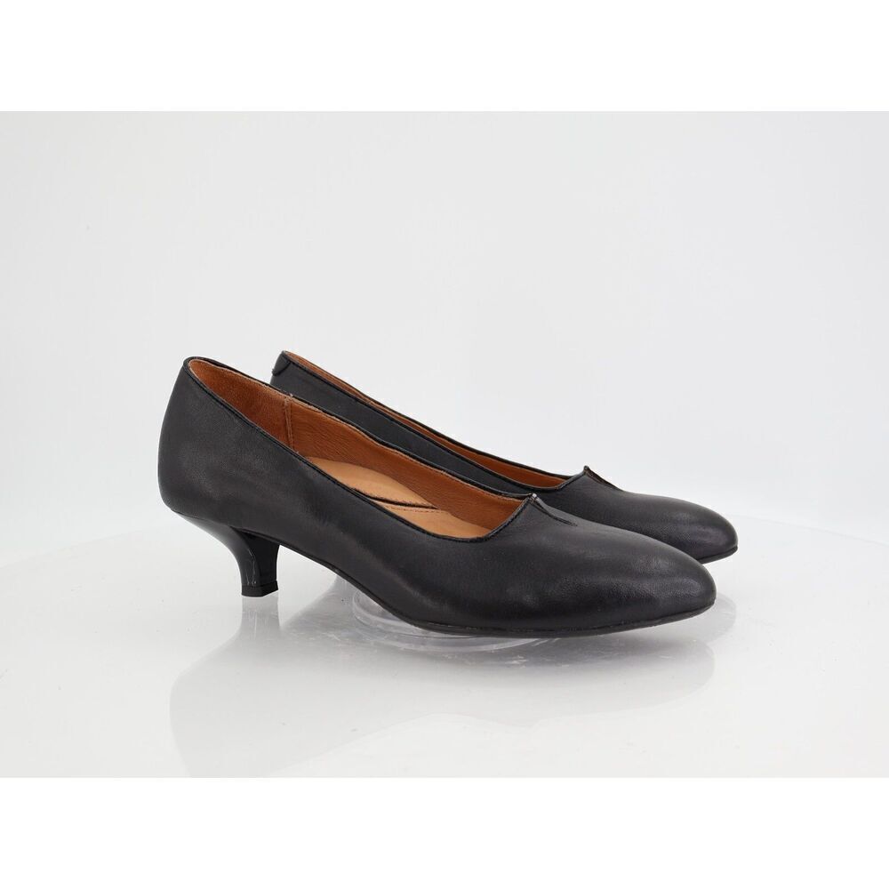 L'Amour Des Pieds Pump Kavan Women's Size 7M Black Kitten Heel Comfy Career